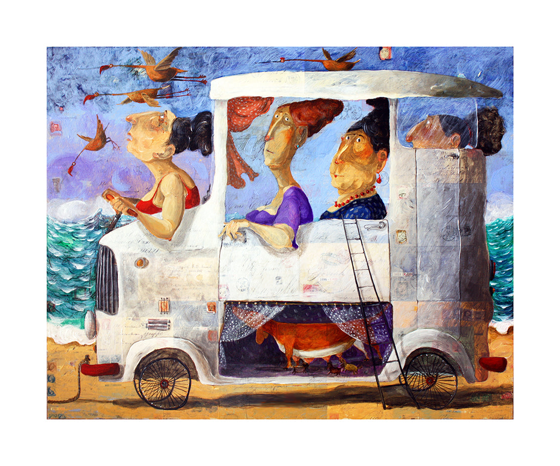 Fine Art Giclèe Pino Procopio - Madri in viaggio