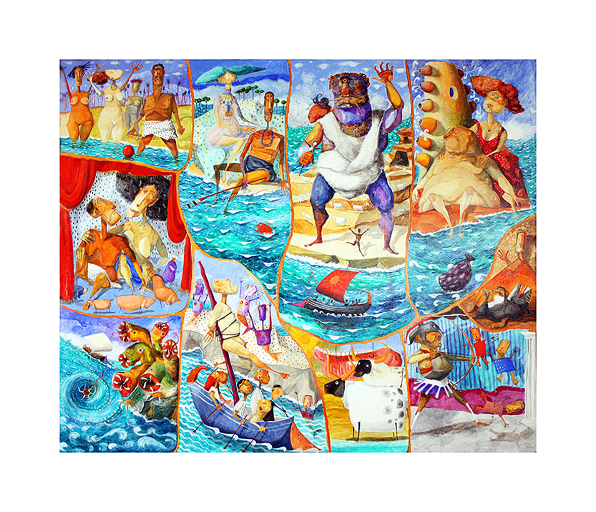 Fine Art Giclèe Pino Procopio - Odisseo: dieci scene