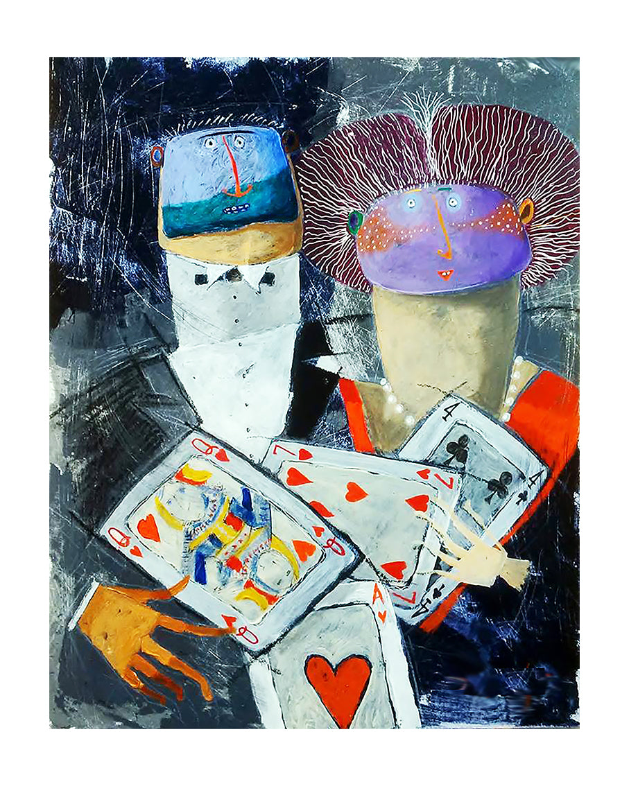 Fine Art Giclèe Pino Procopio - Partita a poker