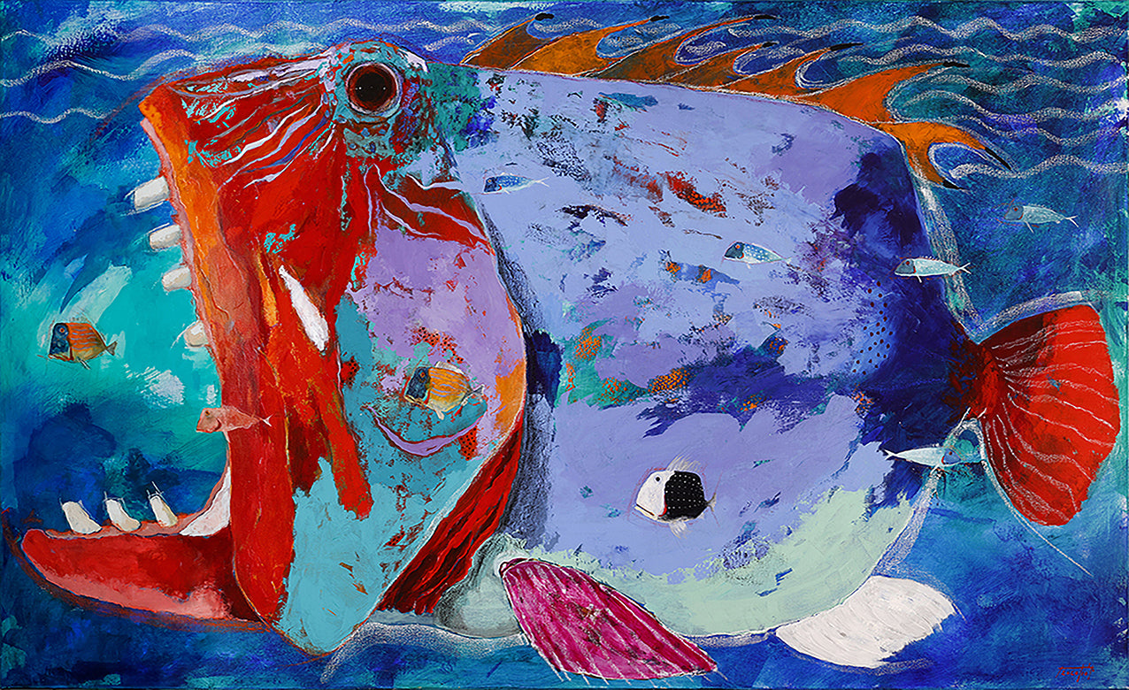 Pittura – Acrilico su tela – Pino Procopio – Mediterraneo
