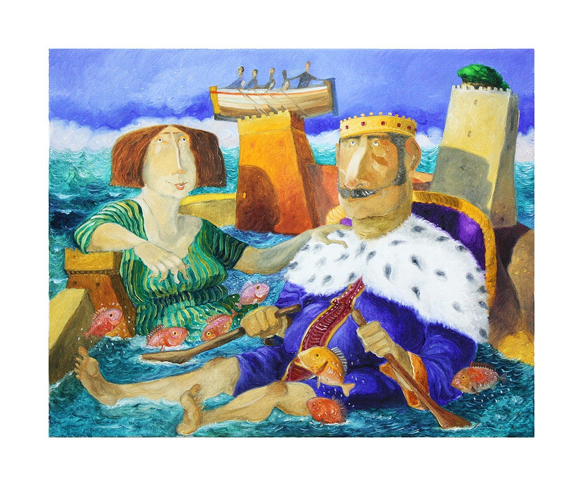 Fine Art Giclèe Pino Procopio - Piscina reale