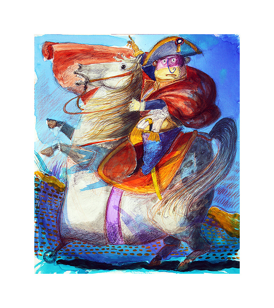 Fine Art Giclèe Pino Procopio – Napoleone 40x45