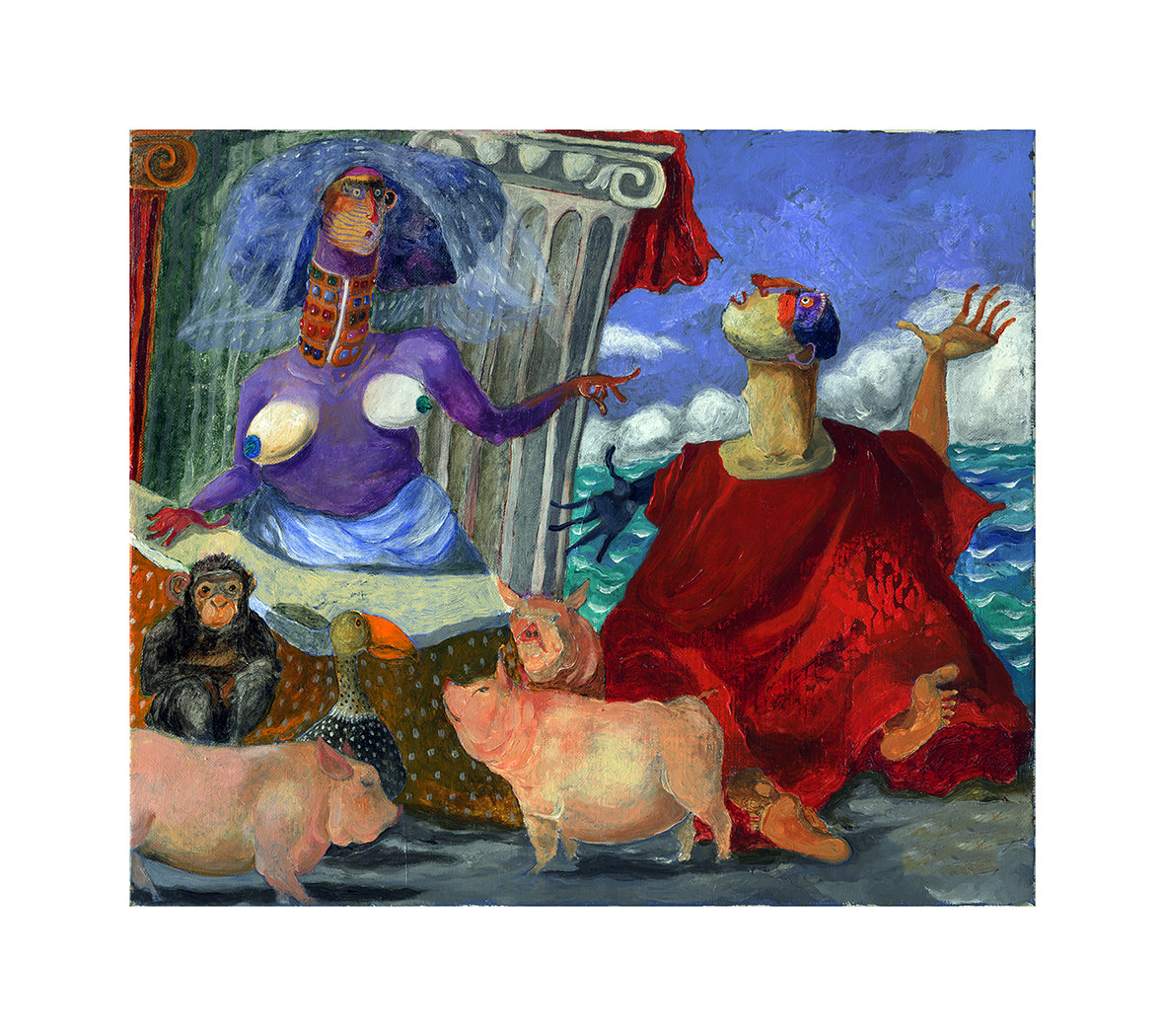 Fine Art Giclèe Pino Procopio – Glauco e Circe