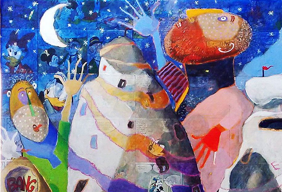 Fine Art Giclèe Pino Procopio - "Zobeide" (Da "Città invisibili di Italo Calvino)