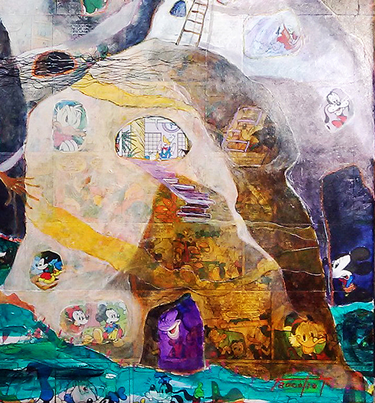 Fine Art Giclèe Pino Procopio - "Zobeide" (Da "Città invisibili di Italo Calvino)