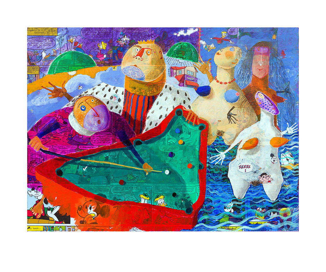 Fine Art Giclèe Pino Procopio - Tiro di sponda