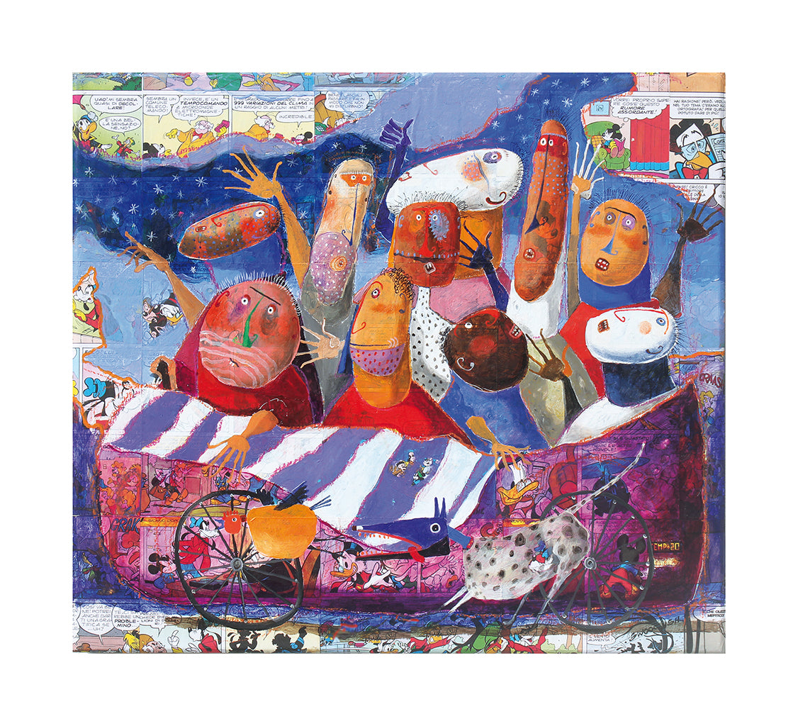 Fine Art Giclèe Pino Procopio - "Baadaaye. Pinocchio d'Africa" - Un salto nel buio