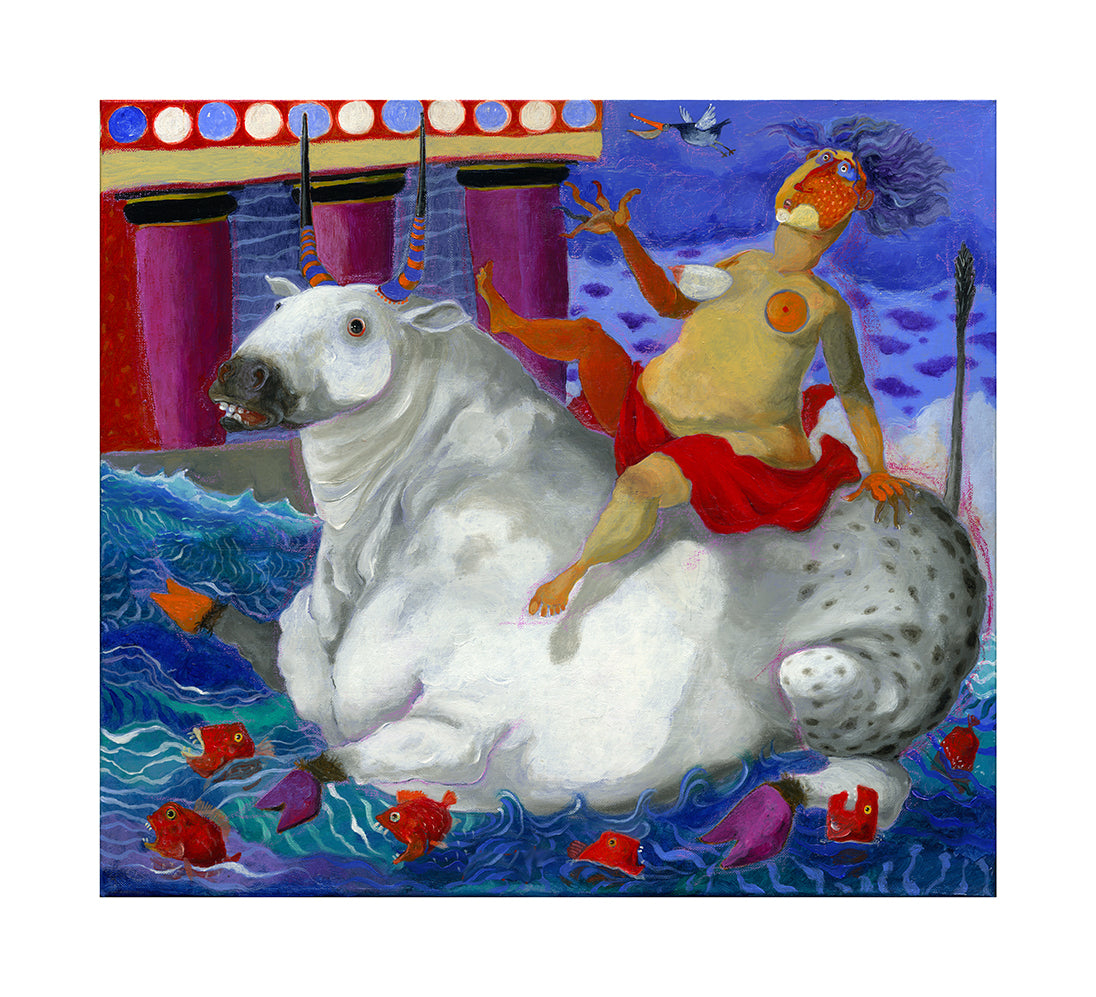 Fine Art Giclèe Pino Procopio - Zeus ed Europa