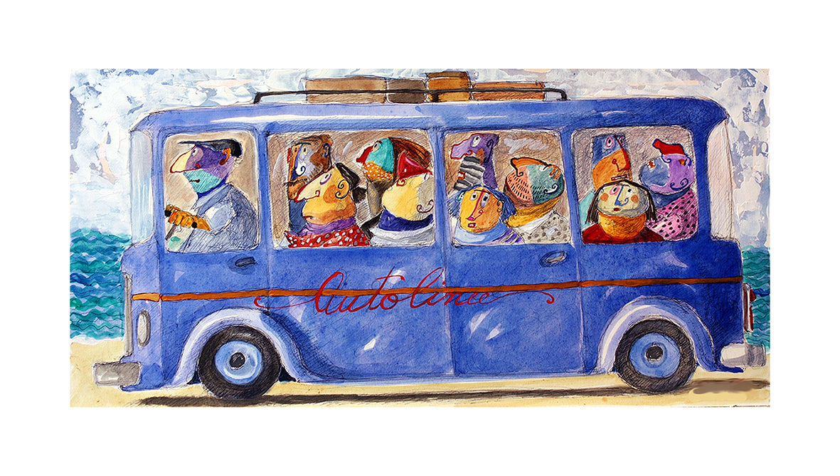 Fine Art Giclèe Pino Procopio - Autolinee