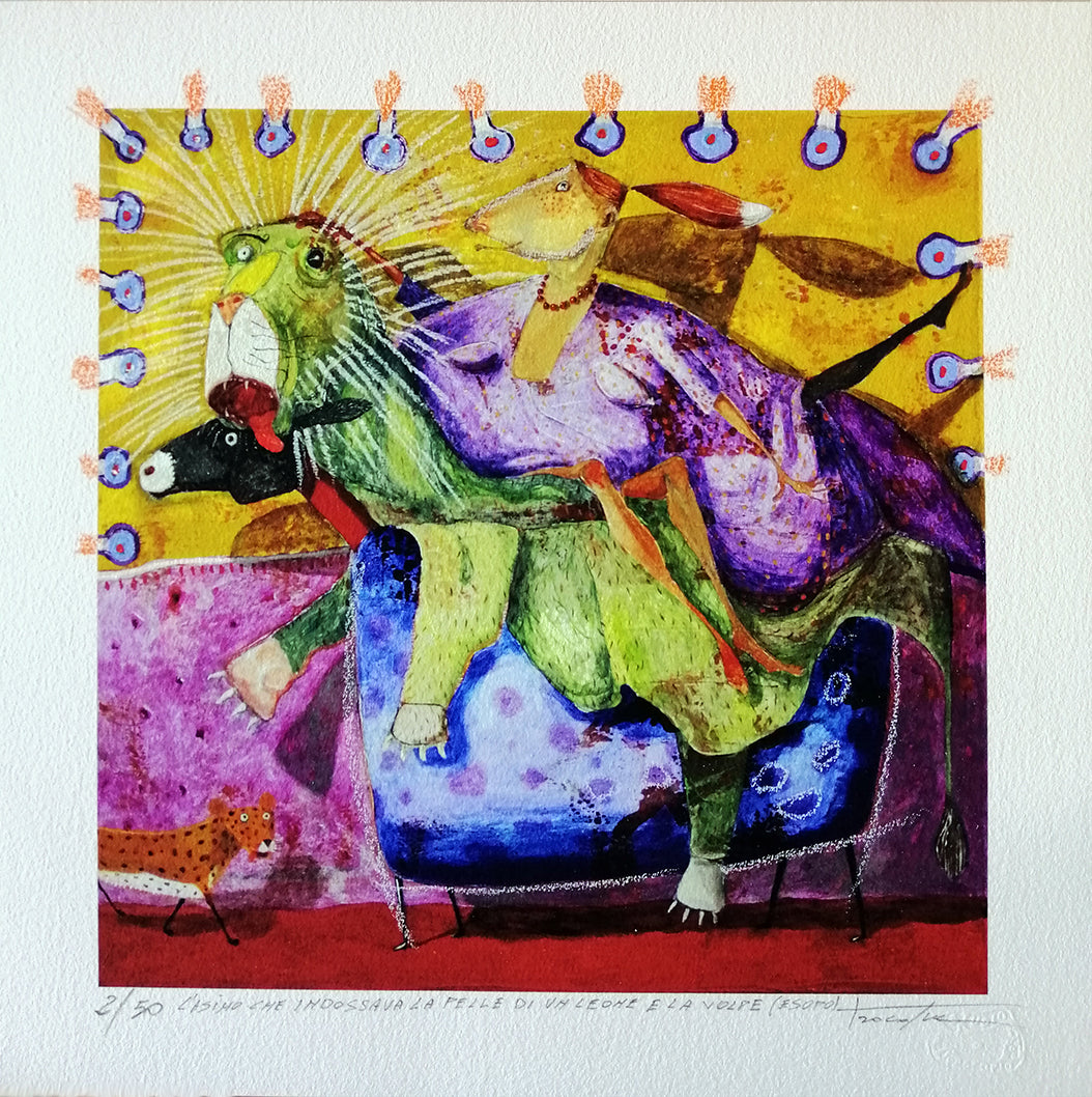 Stampa Fine Art Giclèe *Ritoccata a mano* Pino Procopio 30x30