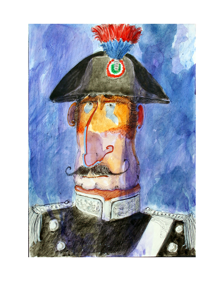 Fine Art Giclèe Pino Procopio - Il carabiniere