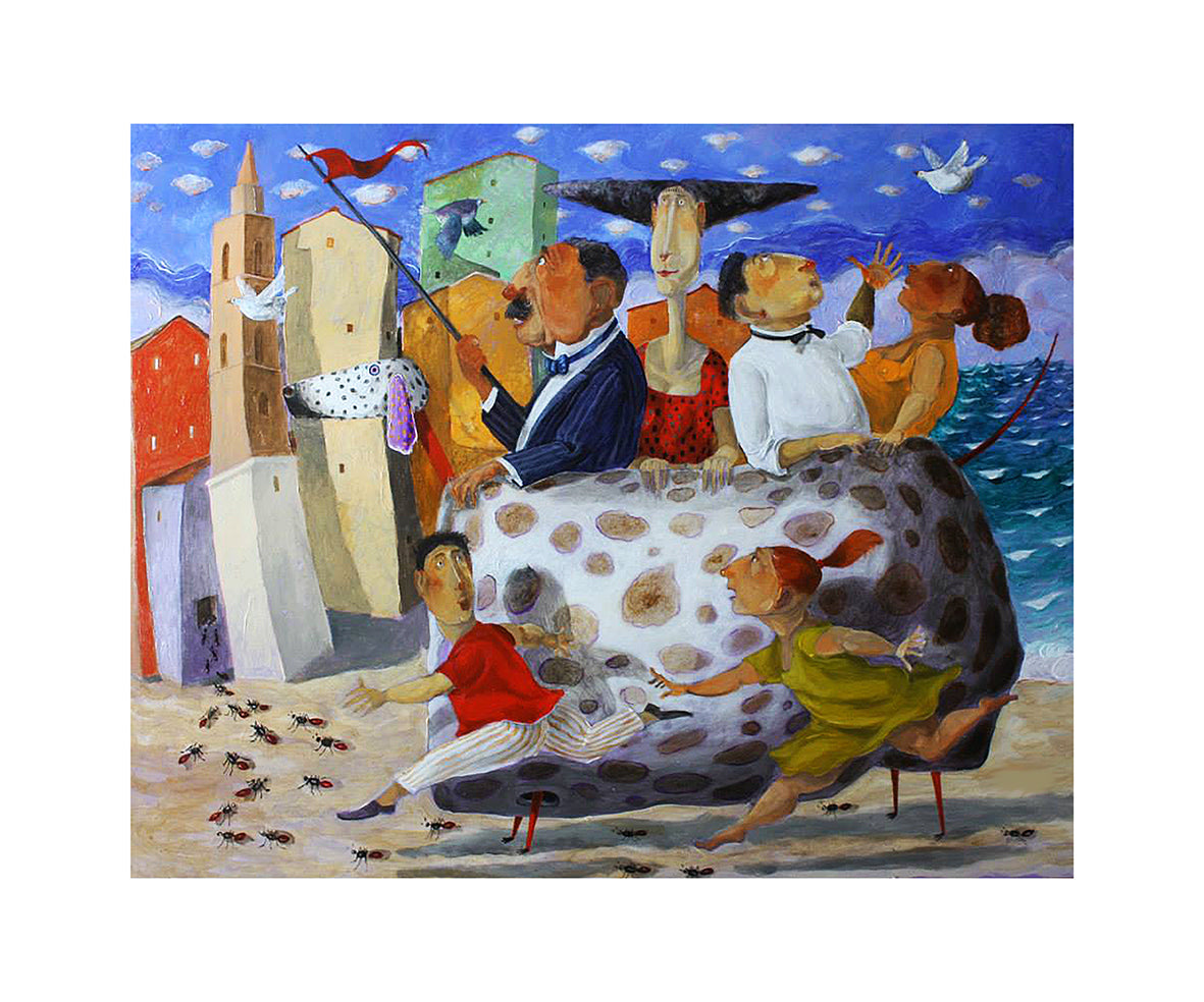 Fine Art Giclèe Pino Procopio - La città delle formiche