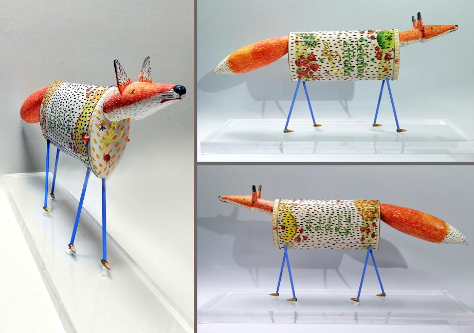 Scultura Pino Procopio - La volpe