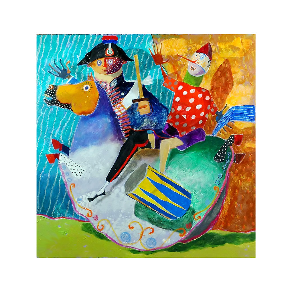 Fine Art Giclèe Pino Procopio - Il carabiniere e il burattino