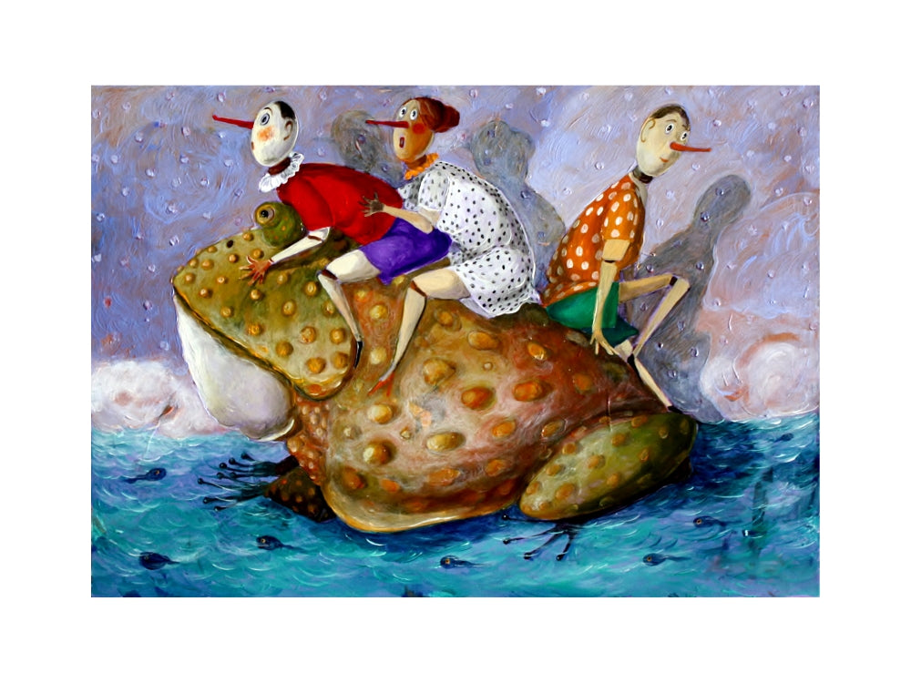 Fine Art Giclèe Pino Procopio - Preparazione per un salto