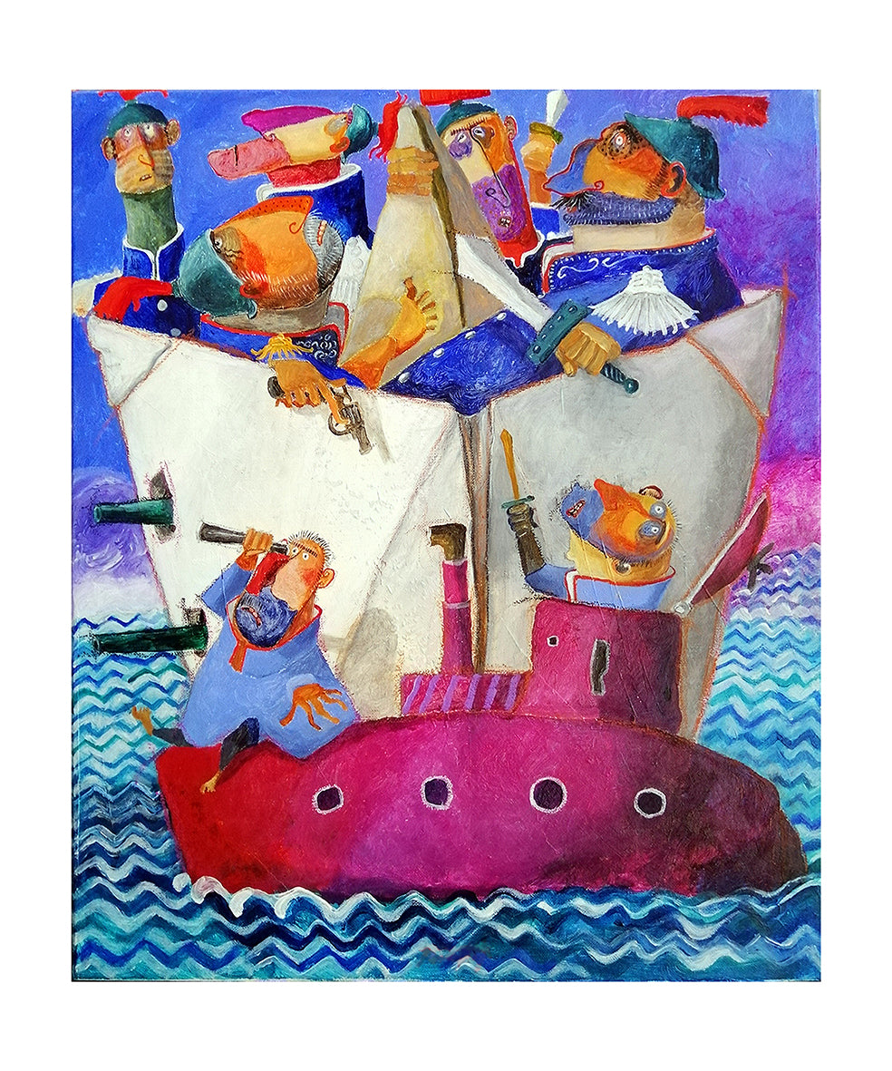 Fine Art Giclèe Pino Procopio - Rotte opposte