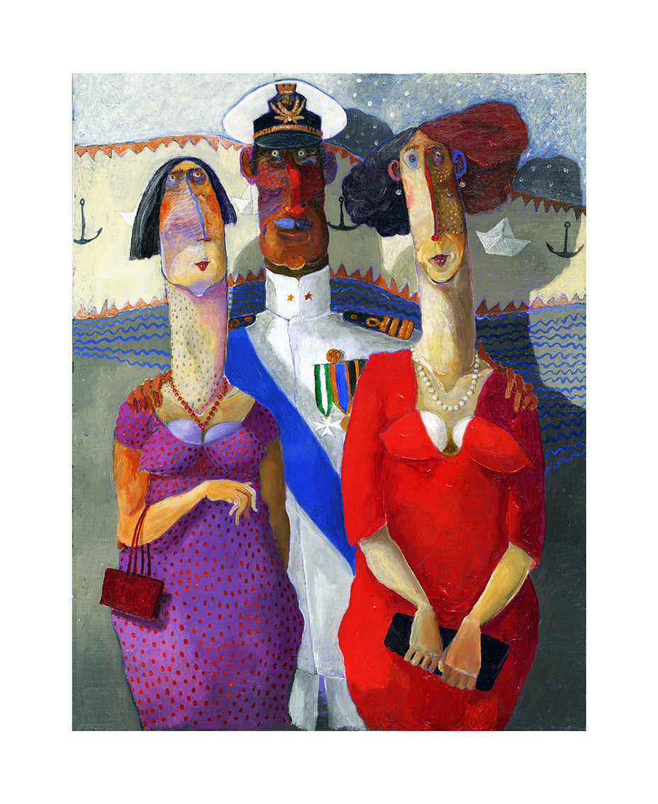 Fine Art Giclèe Pino Procopio - Le figlie dell'ammiraglio