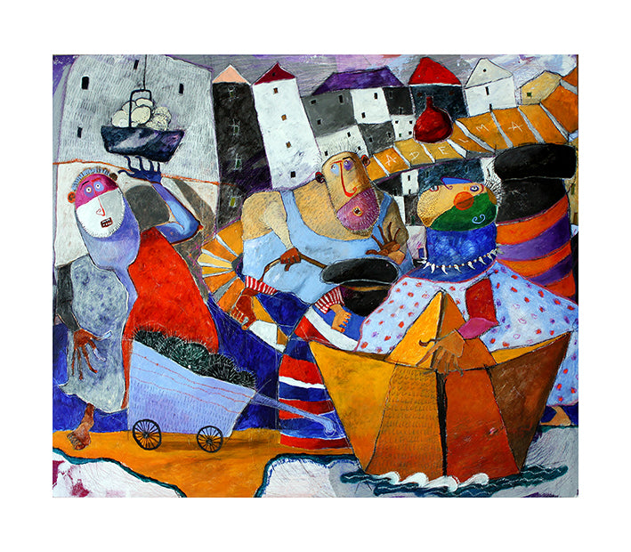 Fine Art Giclèe Pino Procopio - "Adelma" (Da "Città invisibili" di Italo Calvino)