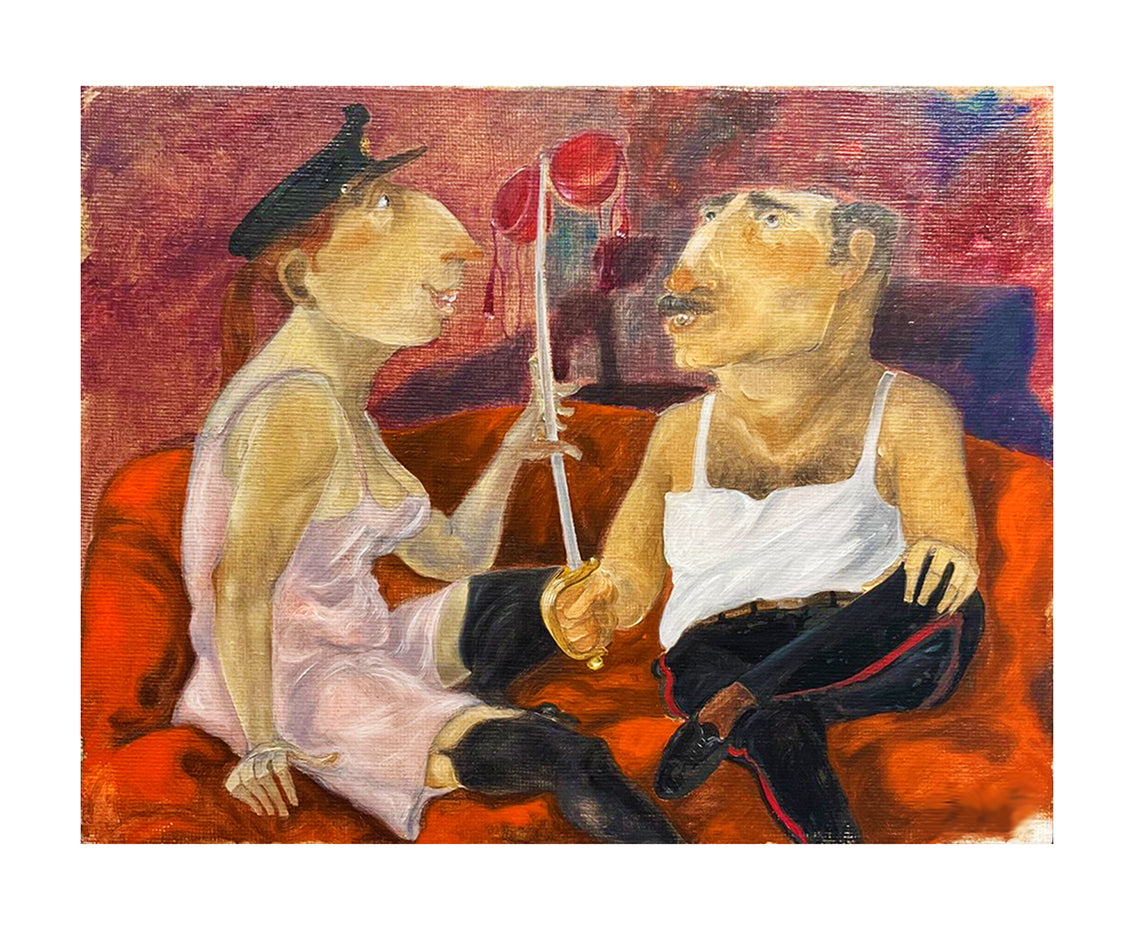 Fine Art Giclèe Pino Procopio - Il comandante in borghese