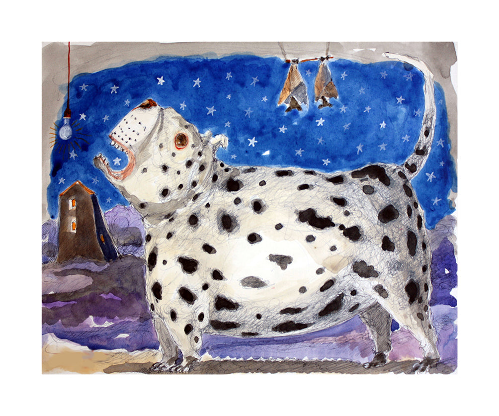 Fine Art Giclèe Pino Procopio - Il cane di Gina