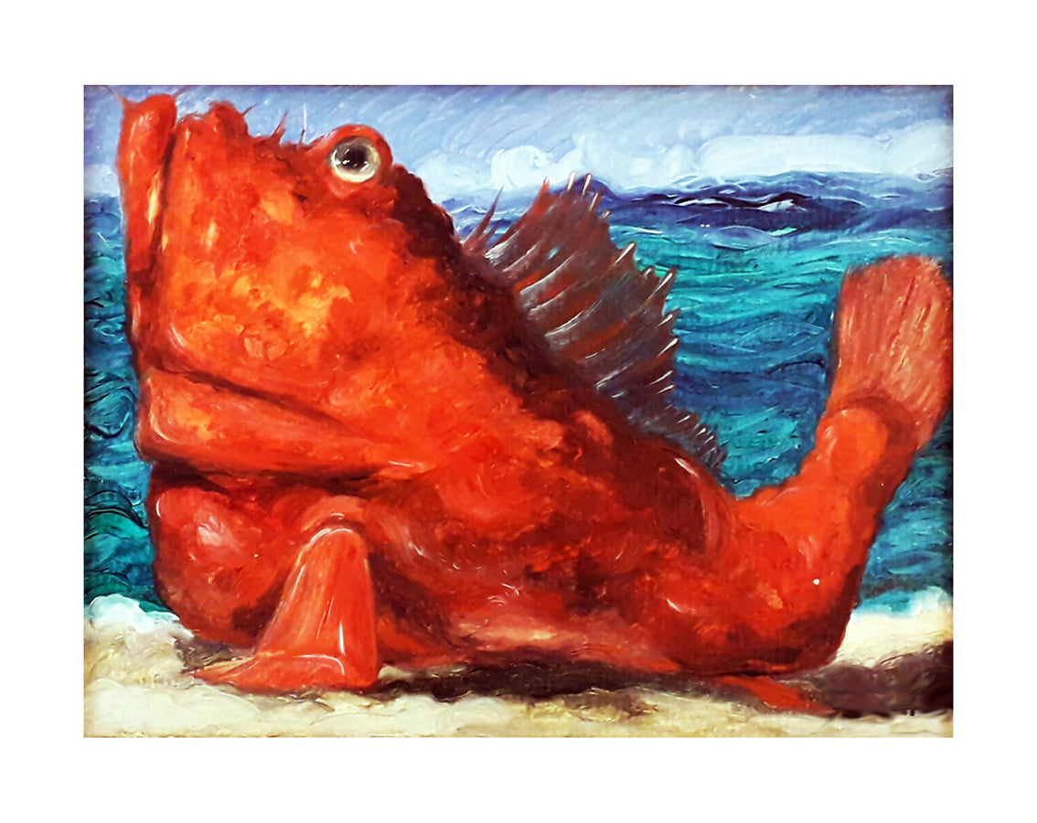 Fine Art Giclèe Pino Procopio - Lo scorfano