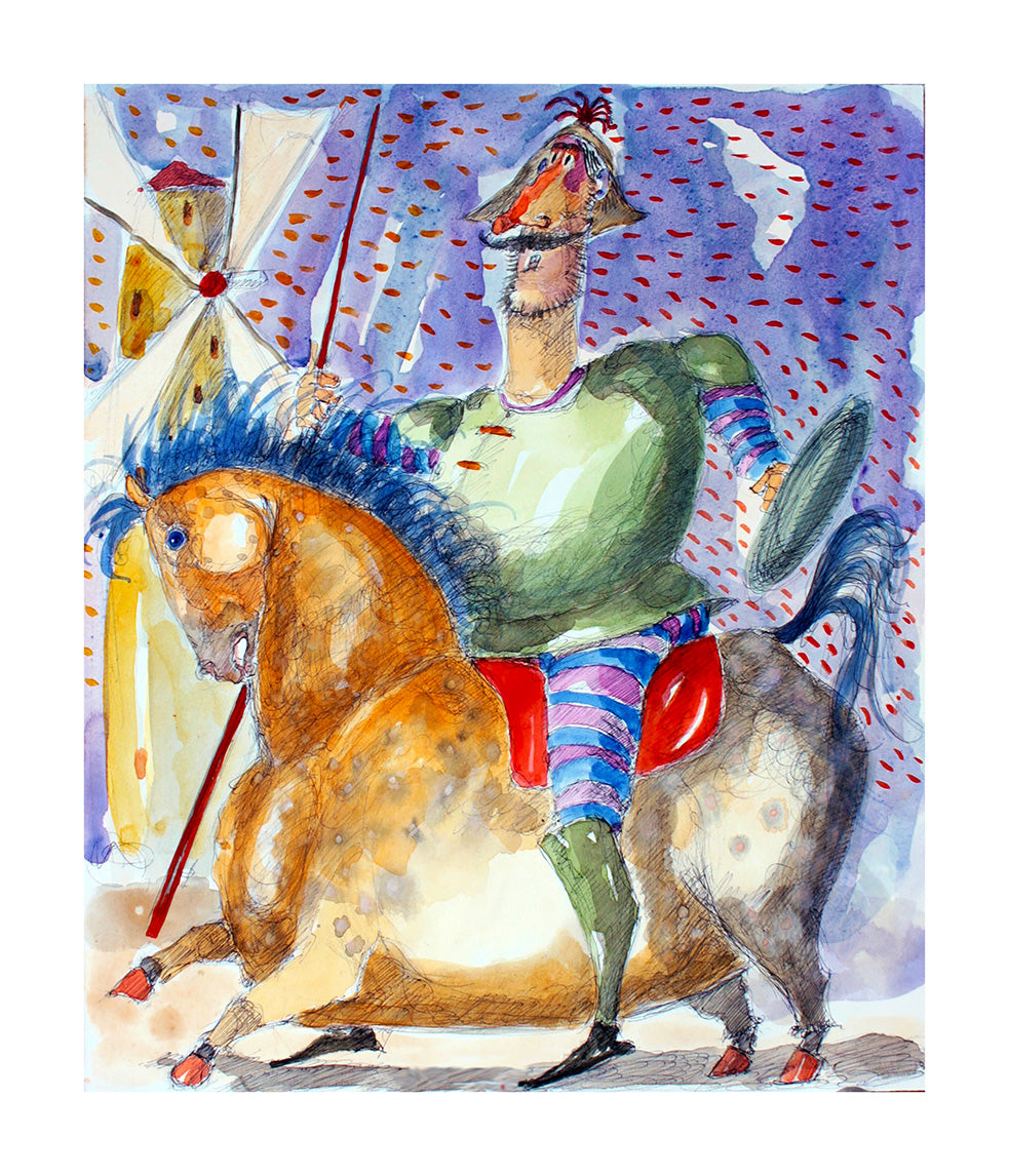 Fine Art Giclèe Pino Procopio - Don Chisciotte della Mancia