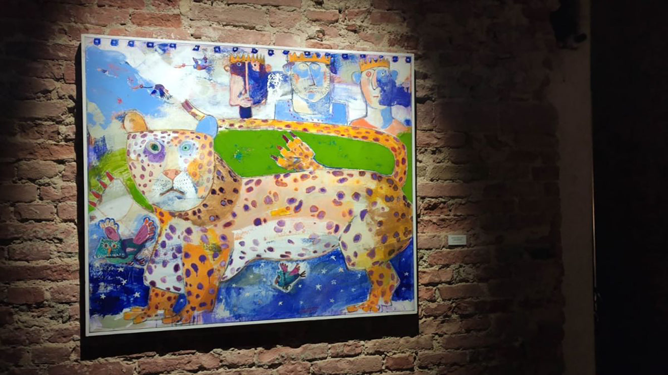 Pittura – Acrilico su tela Pino Procopio - Notte stellata e silenziosa
