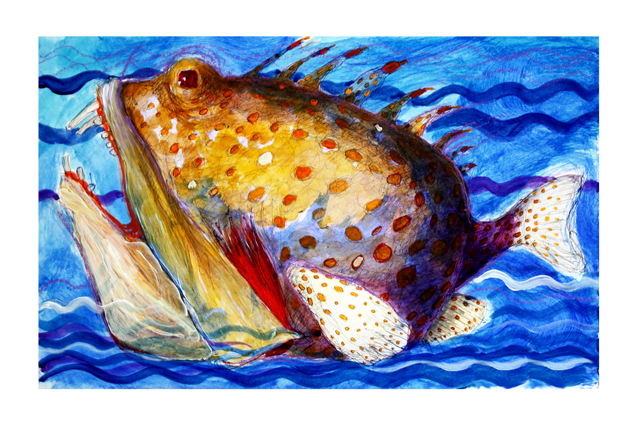 Pino Procopio Opera d'arte  Pesce Tigre
