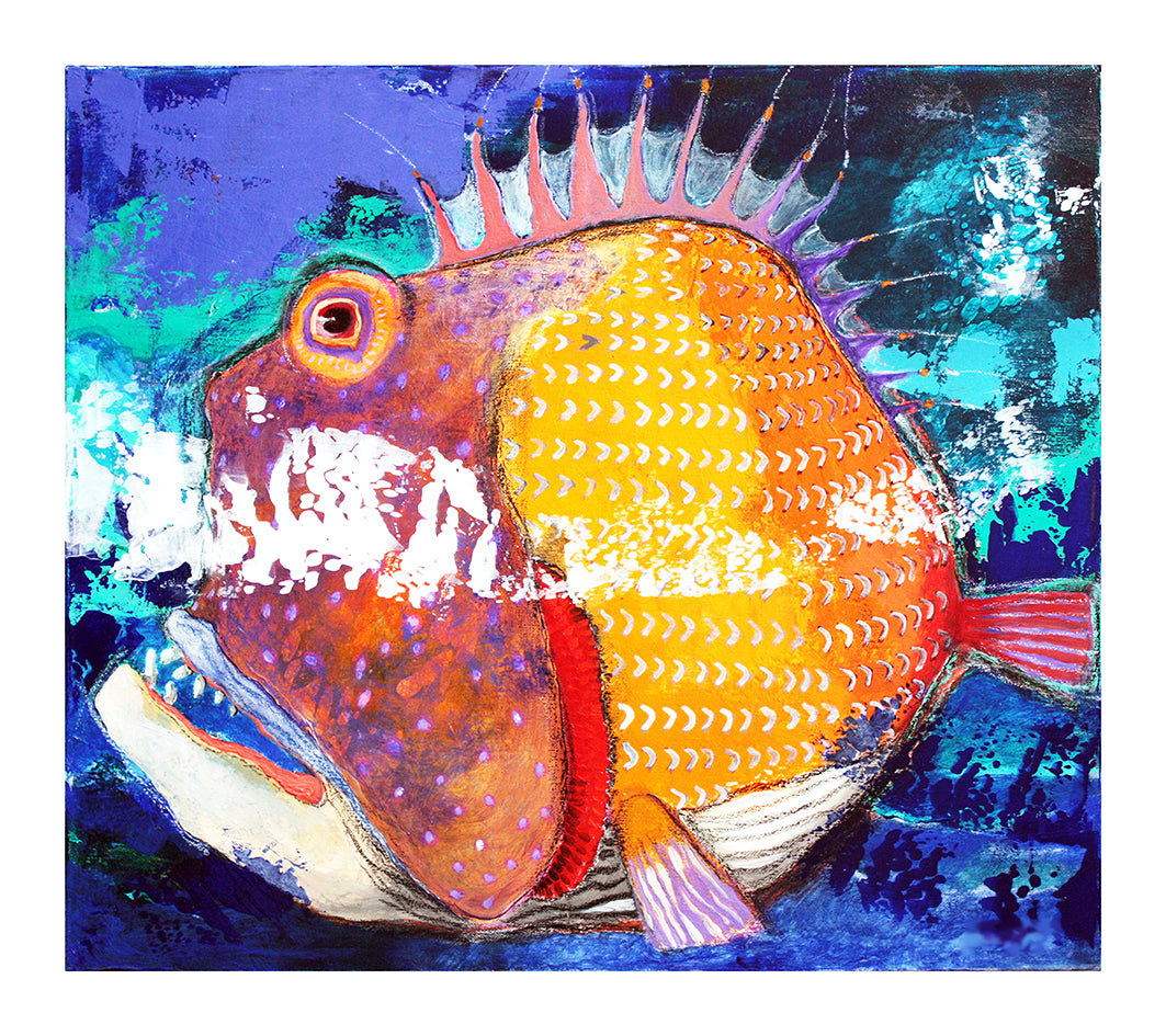 Fine Art Giclèe Pino Procopio - Il grande piranha