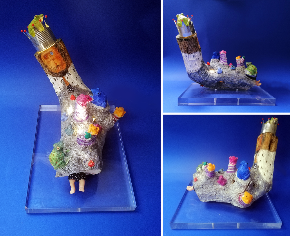 Scultura Pino Procopio - Pino Procopio - Le rane che chiedevano un re