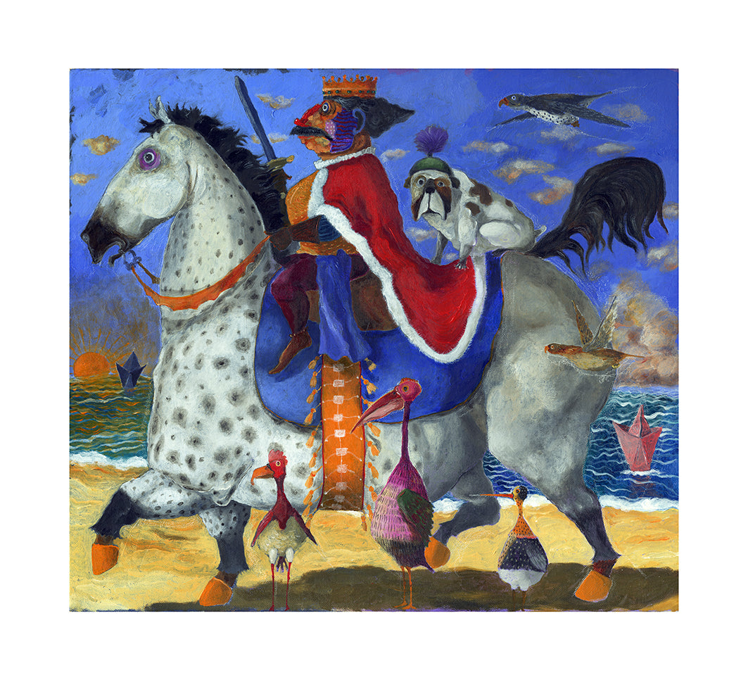 Fine Art Giclèe Pino Procopio – Federico II 50x55