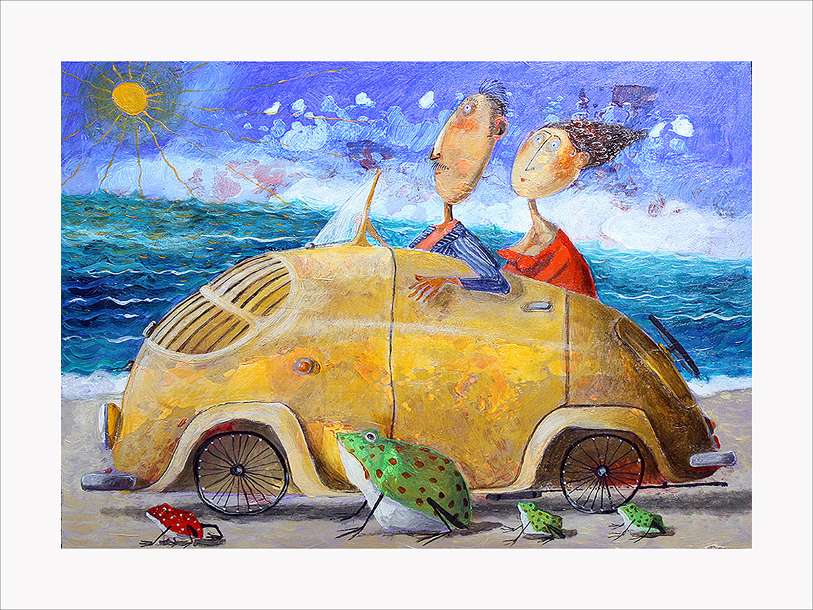 Fine Art Giclèe Pino Procopio - La rana rossa