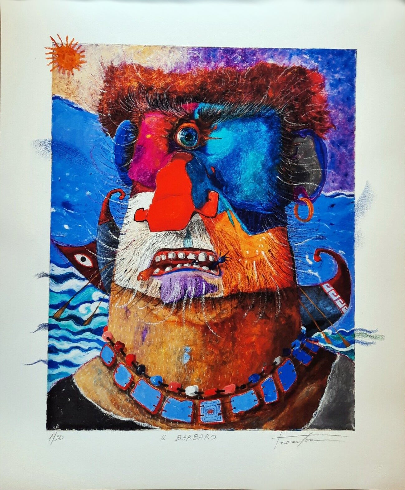Stampa Fine Art Giclèe *Ritoccata a mano* Pino Procopio 70x82