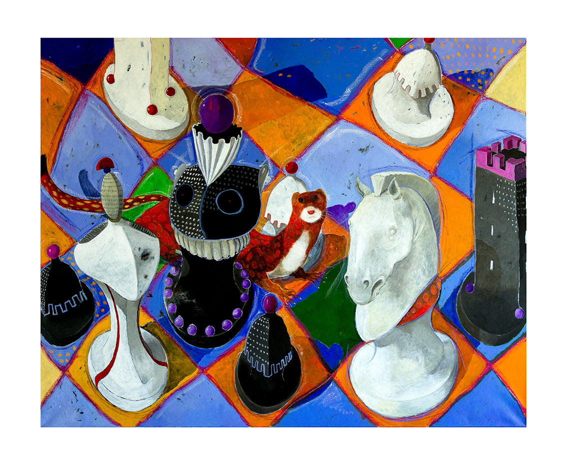 Fine Art Giclèe Pino Procopio - Scacco alla regina
