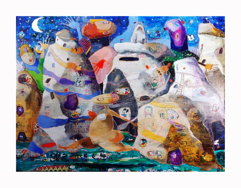Fine Art Giclèe Pino Procopio - "Zobeide" (Da "Città invisibili di Italo Calvino)